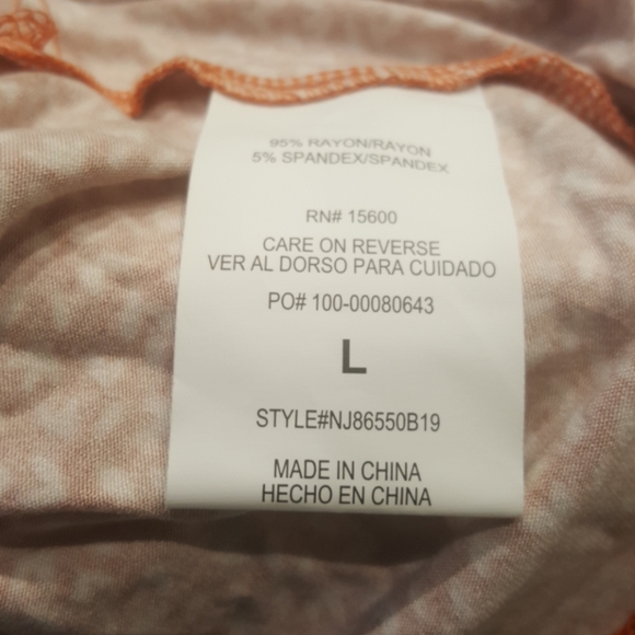 NWT REWIND orange blouse - Picture 6 of 7